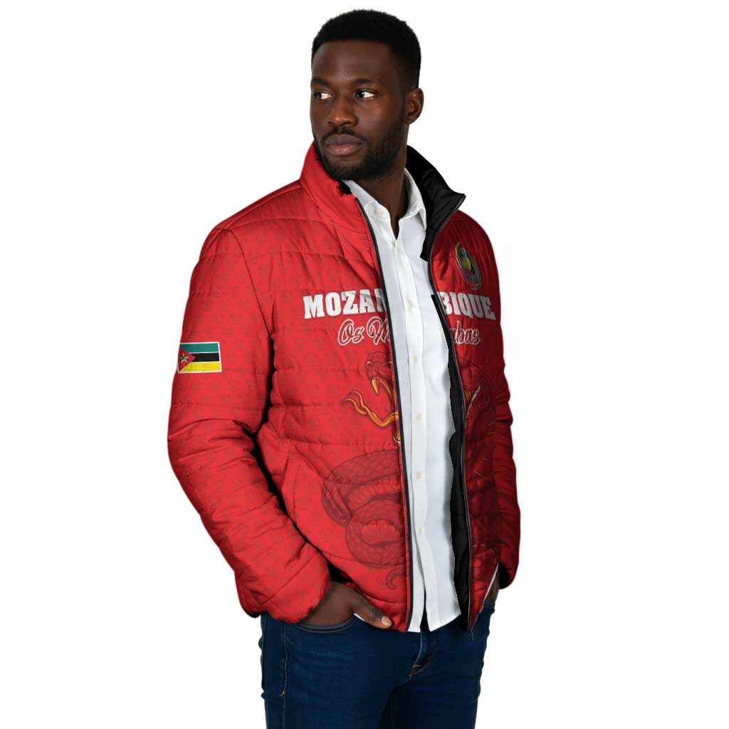 Custom Mozambique Football Padded Jacket Come On Os Mambas