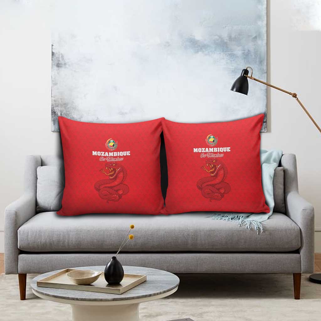 Mozambique Football Pillow Cover Come On Os Mambas