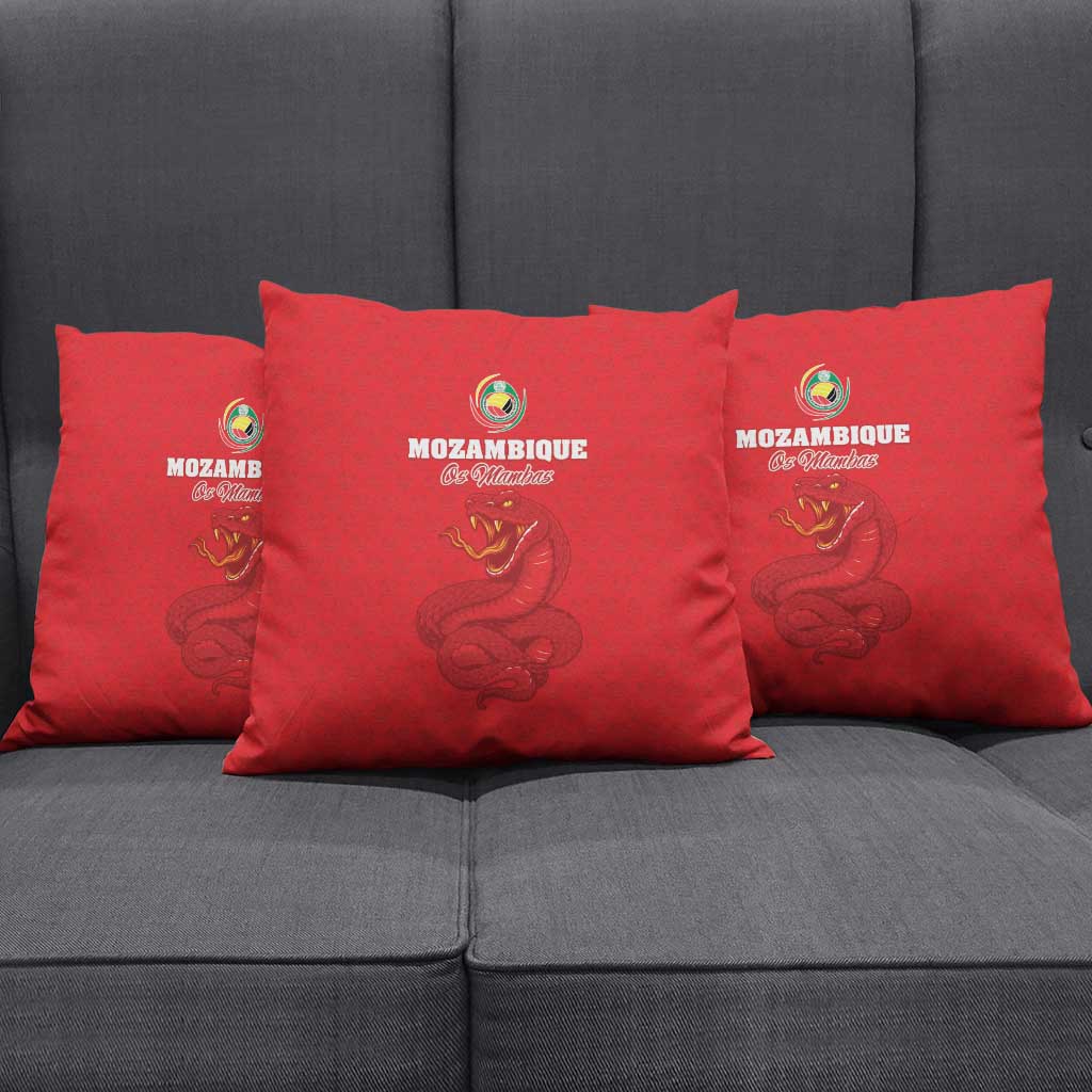 Mozambique Football Pillow Cover Come On Os Mambas