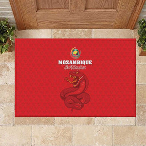 Mozambique Football Rubber Doormat Go Champions Os Mambas - African Pride