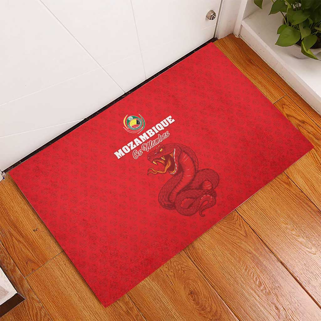 Mozambique Football Rubber Doormat Go Champions Os Mambas - African Pride