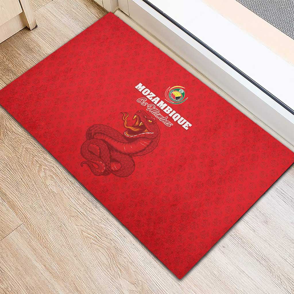 Mozambique Football Rubber Doormat Go Champions Os Mambas - African Pride