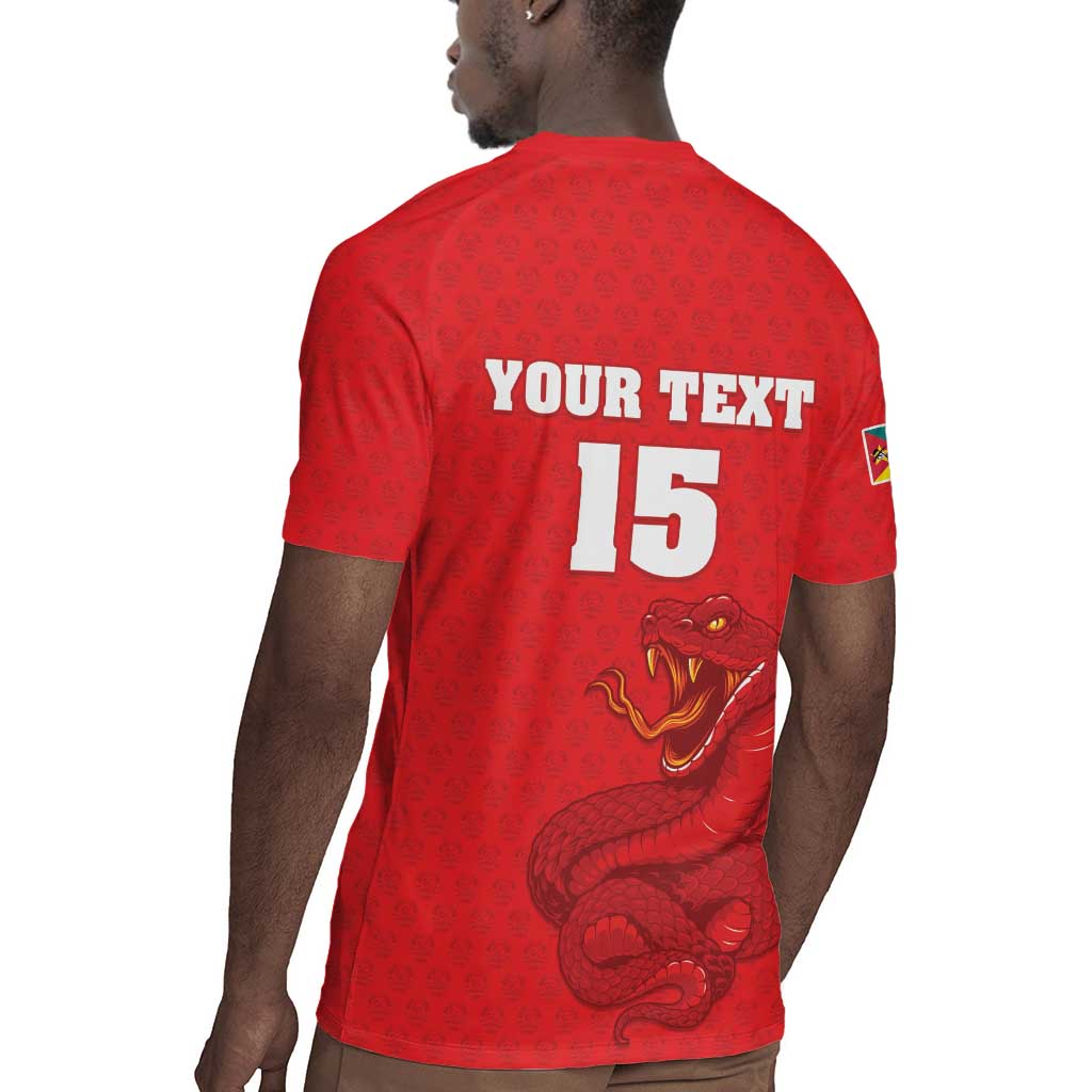 Custom Mozambique Football Rugby Jersey Go Champions Os Mambas LT15