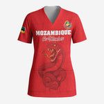 Custom Mozambique Football Scrub Top Go Champions Os Mambas - African Pride