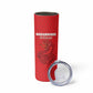 Custom Mozambique Football Skinny Tumbler Go Champions Os Mambas - African Pride