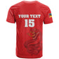 Custom Mozambique Football T shirt Go Champions Os Mambas LT15