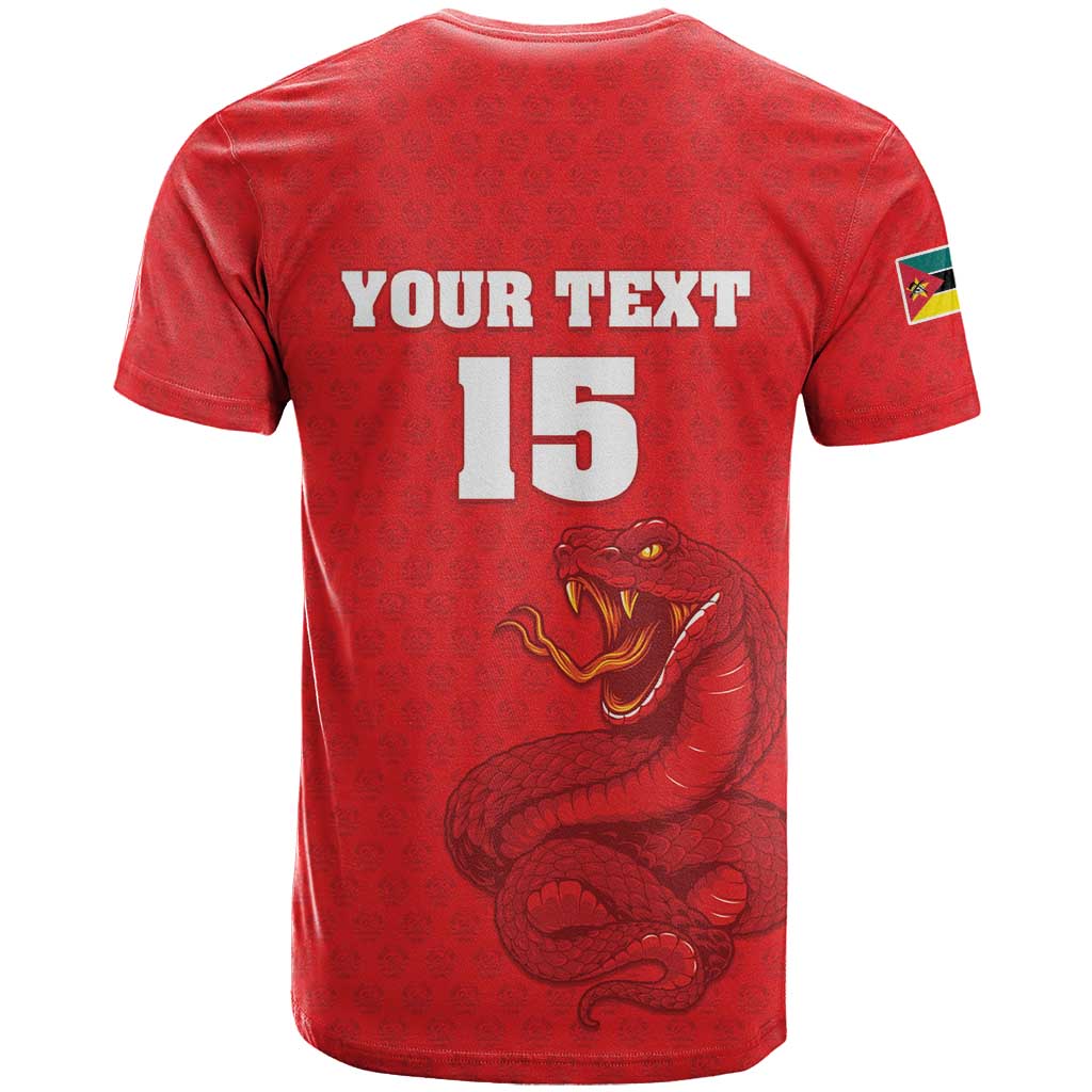 Custom Mozambique Football T shirt Go Champions Os Mambas LT15