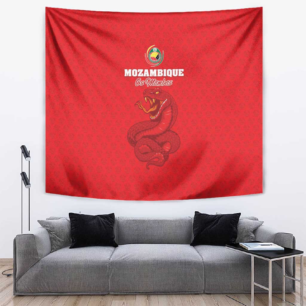 Mozambique Football Tapestry Go Champions Os Mambas - African Pride