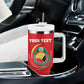 Custom Mozambique Football Tumbler With Handle Go Champions Os Mambas - African Pride