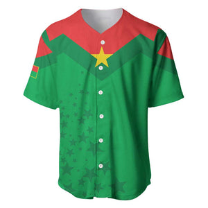 Custom Burkina Faso Football Baseball Jersey Go Les Etalons Go LT15