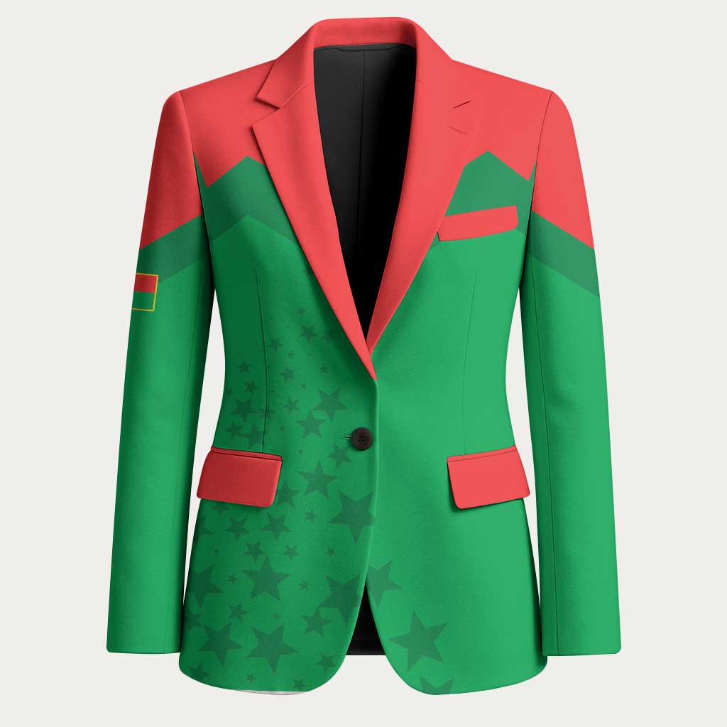 Custom Burkina Faso Football Blazer Go Champions Les Etalons