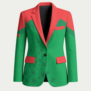 Custom Burkina Faso Football Blazer Go Champions Les Etalons