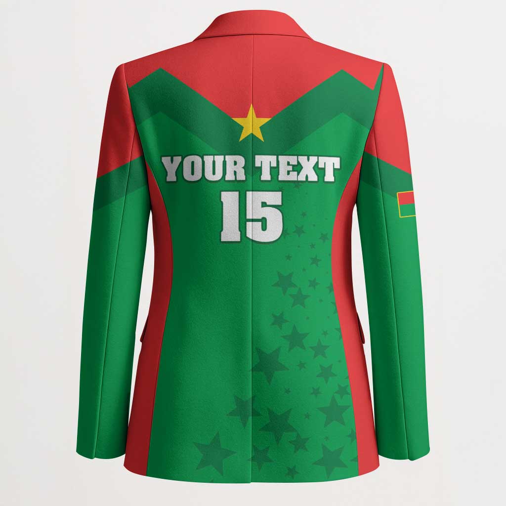 Custom Burkina Faso Football Blazer Go Champions Les Etalons