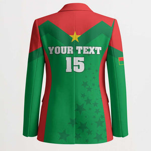Custom Burkina Faso Football Blazer Go Champions Les Etalons