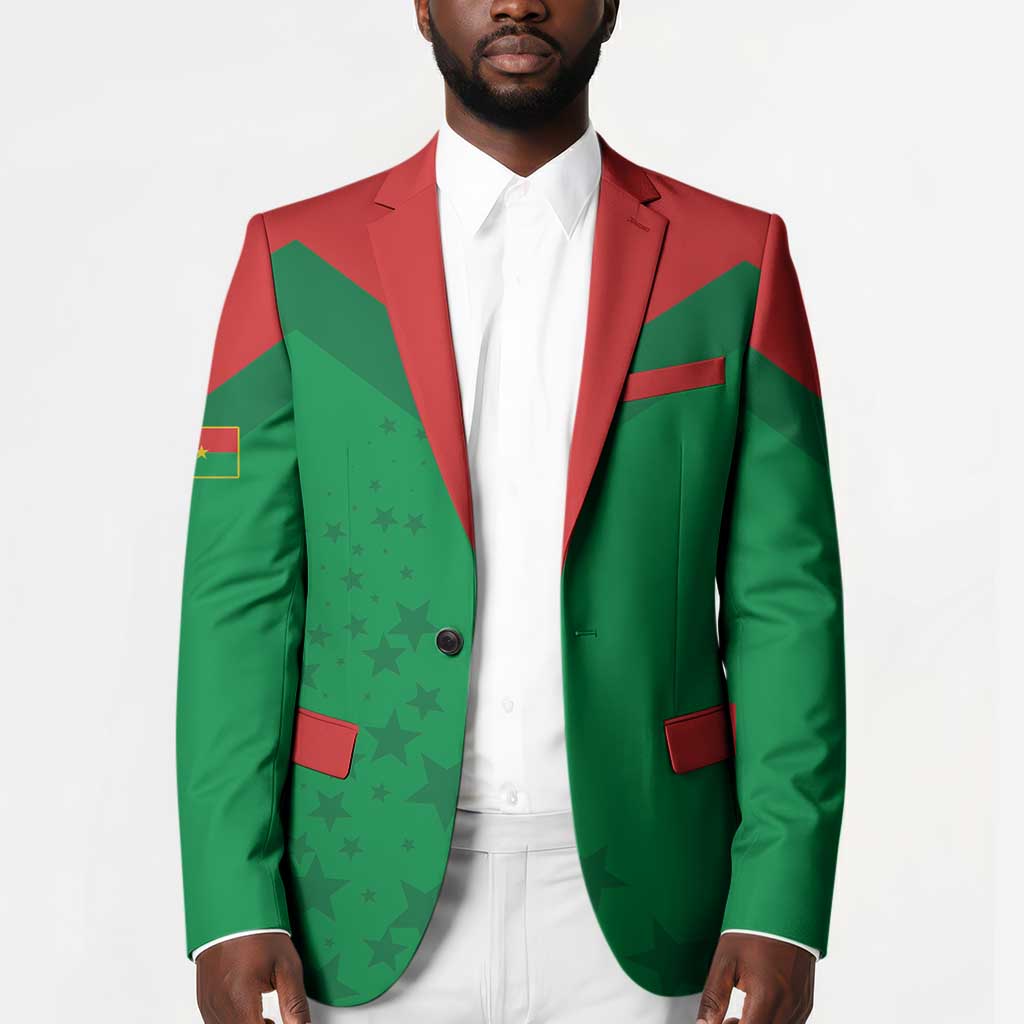Custom Burkina Faso Football Blazer Go Champions Les Etalons