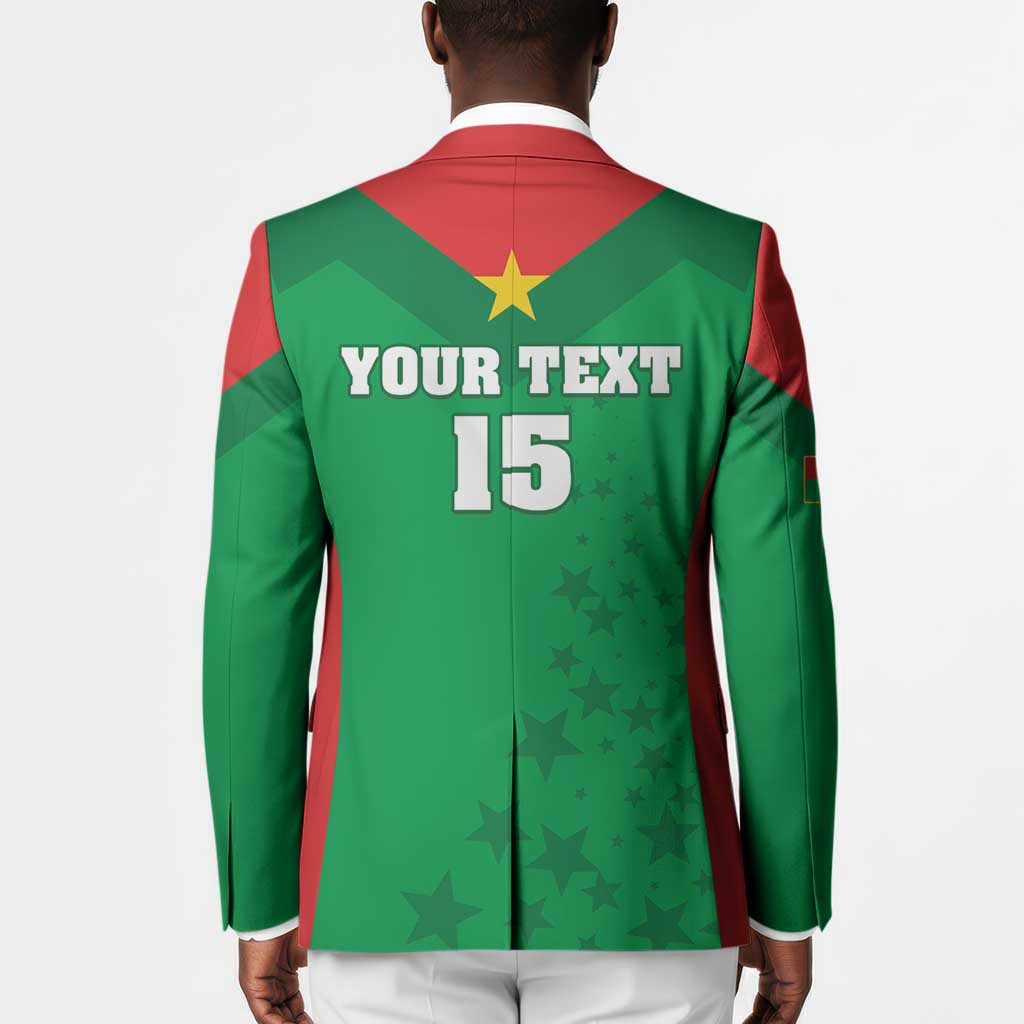 Custom Burkina Faso Football Blazer Go Champions Les Etalons