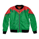 Custom Burkina Faso Football Bomber Jacket Go Les Etalons Go - African Pride