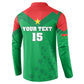 Custom Burkina Faso Football Button Sweatshirt Go Champions Les Etalons