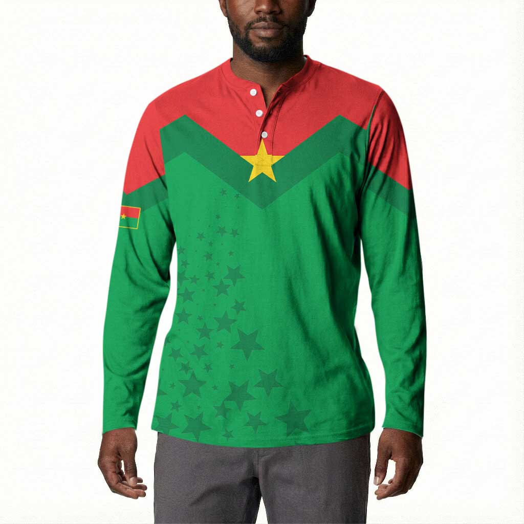 Custom Burkina Faso Football Button Sweatshirt Go Champions Les Etalons