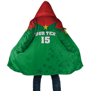 Custom Burkina Faso Football Cloak Go Champions Les Etalons