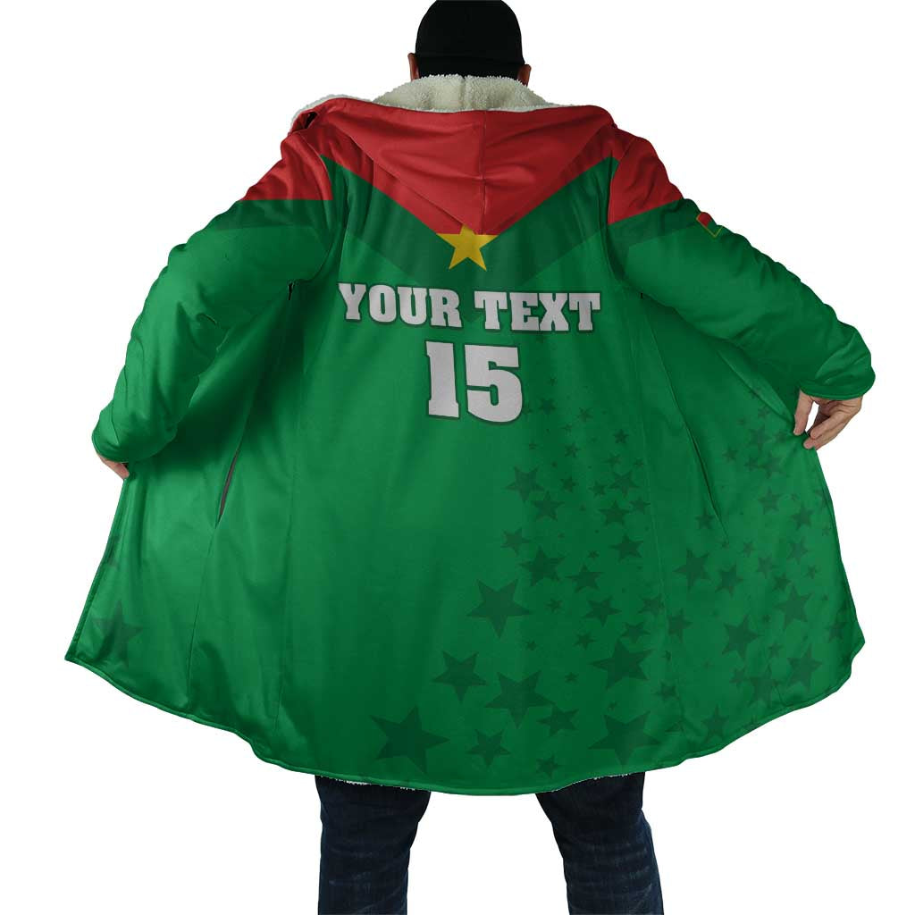 Custom Burkina Faso Football Cloak Go Champions Les Etalons