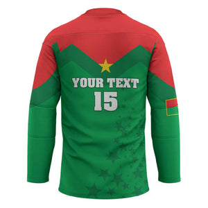 Custom Burkina Faso Football Hockey Jersey Go Champions Les Etalons
