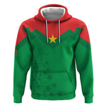 Custom Burkina Faso Football Hoodie Go Les Etalons Go - African Pride