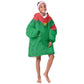 Custom Burkina Faso Football Kid Wearable Blanket Hoodie Go Les Etalons Go - African Pride