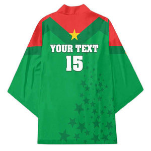 Custom Burkina Faso Football Kimono Go Champions Les Etalons