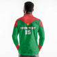 Custom Burkina Faso Football Long Sleeve Polo Shirt Go Les Etalons Go - African Pride