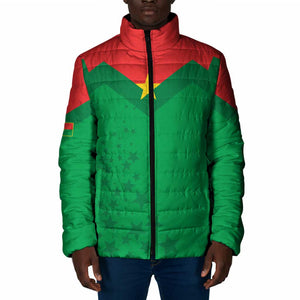 Custom Burkina Faso Football Padded Jacket Go Champions Les Etalons