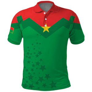 Custom Burkina Faso Football Polo Shirt Go Les Etalons Go LT15