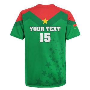 Custom Burkina Faso Football Rugby Jersey Go Les Etalons Go LT15