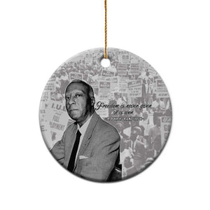 Civil Rights Leaders Voice of Justice Ceramic Ornament A Philip Randolph - African Pride