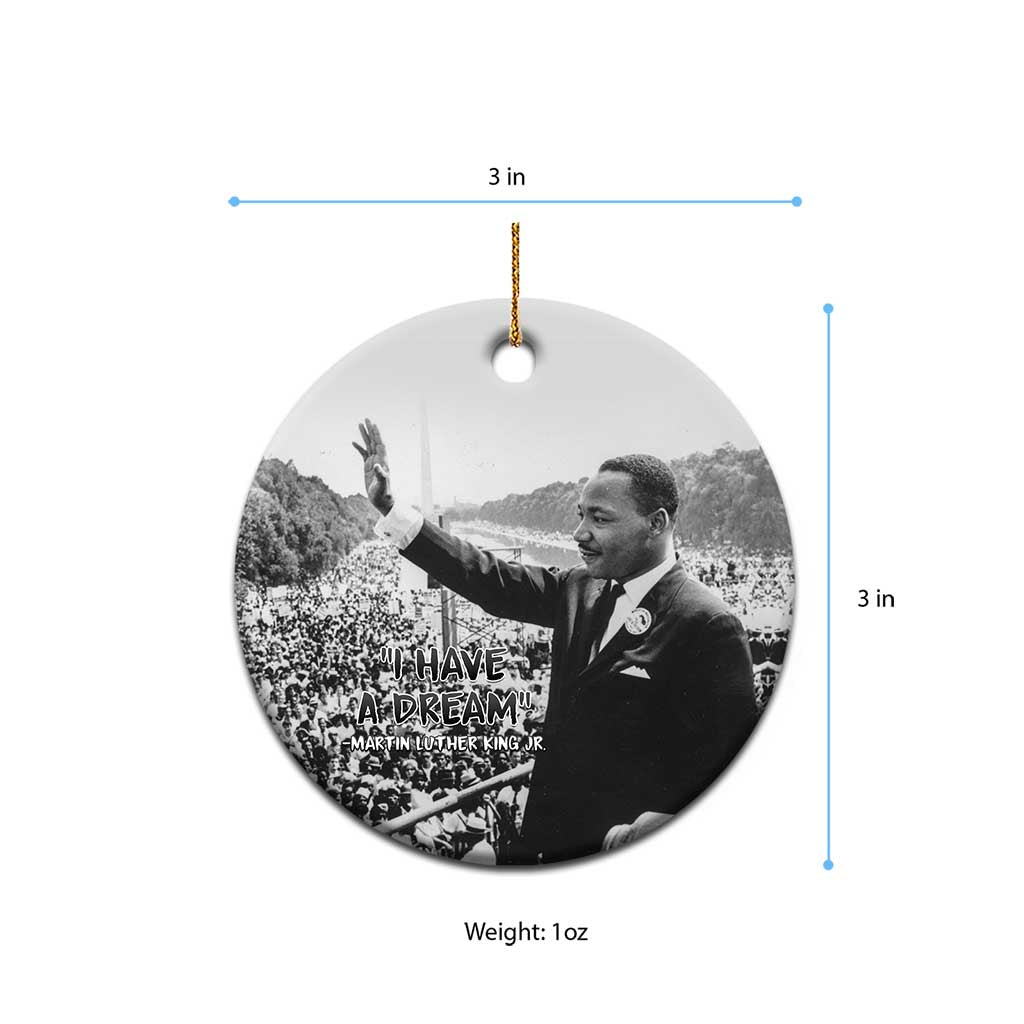 Civil Rights Leaders The Dream Bearer Ceramic Ornament Martin Luther King Jr - African Pride