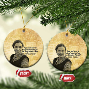 Civil Rights Leaders Voice of Freedom Ceramic Ornament Rosa Parks - African Pride