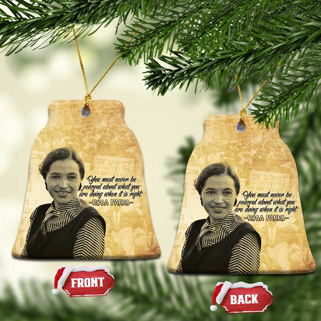 Civil Rights Leaders Voice of Freedom Ceramic Ornament Rosa Parks - African Pride