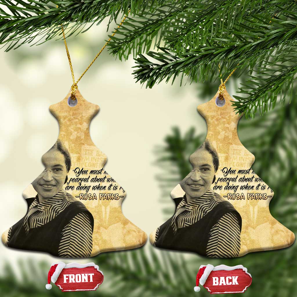 Civil Rights Leaders Voice of Freedom Ceramic Ornament Rosa Parks - African Pride