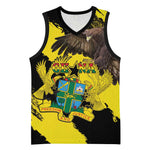 Afro Ghana Basketball Jersey Eagle With Coat Of Arms LT15