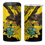 Afro Ghana 4 in 1 Can Cooler Tumbler Eagle With Coat Of Arms