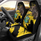 Afro Ghana Car Seat Cover Eagle With Coat Of Arms