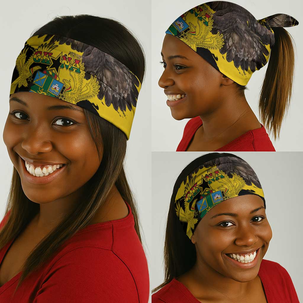 Afro Ghana Neck Gaiter Eagle Coat Of Arms LT15