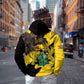 Afro Ghana Zip Hoodie Eagle With Coat Of Arms