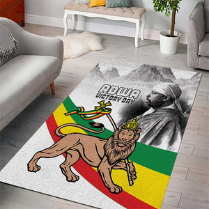 African Victory Menelik II Area Rug Battle Of Adwa