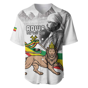 African Victory Menelik II Baseball Jersey Battle Of Adwa