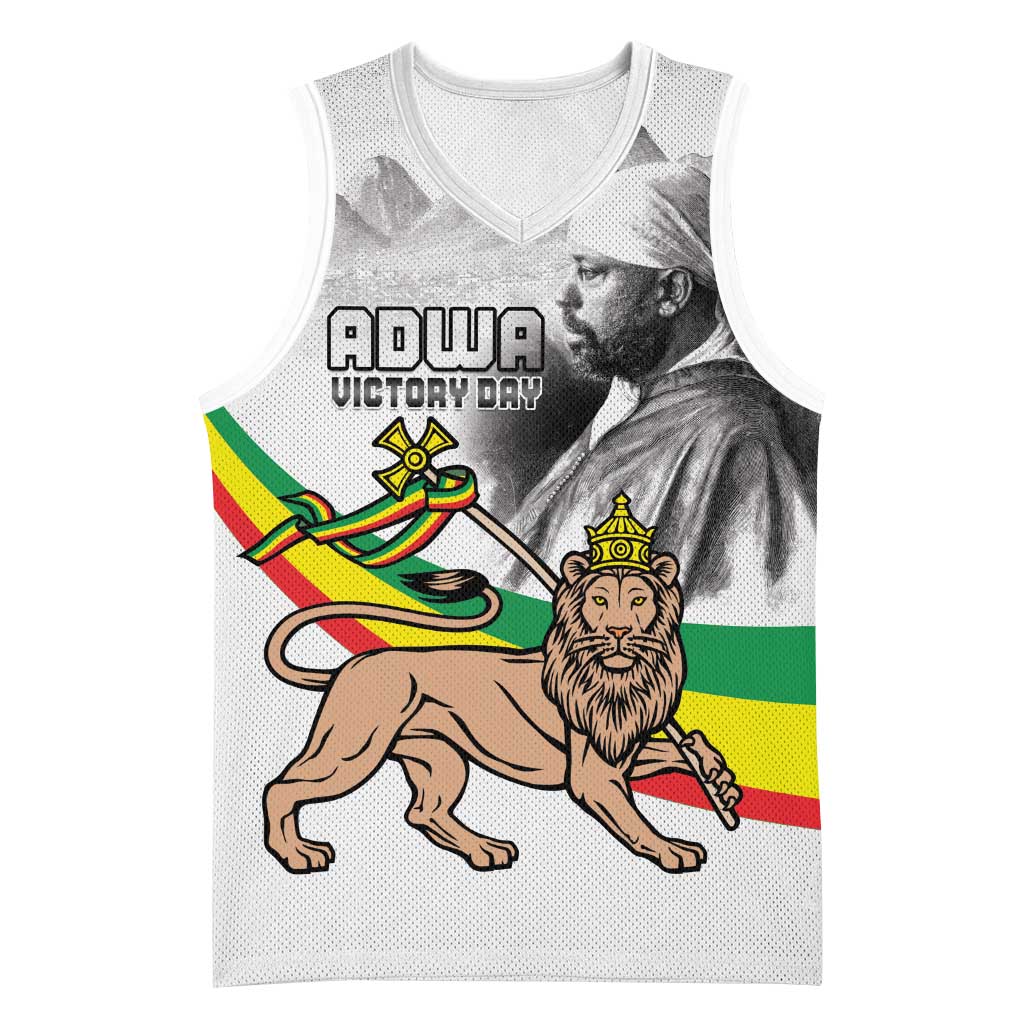 African Victory Menelik II Basketball Jersey Battle Of Adwa LT15
