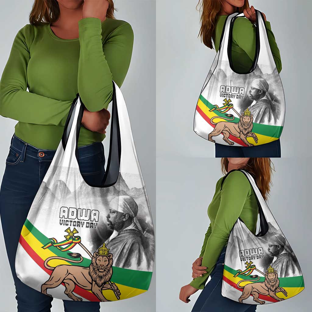 African Victory Menelik II Grocery Bag Battle Of Adwa
