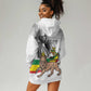 African Victory Menelik II Hoodie Dress Battle Of Adwa