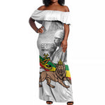 African Victory Menelik II Off Shoulder Maxi Dress Battle Of Adwa