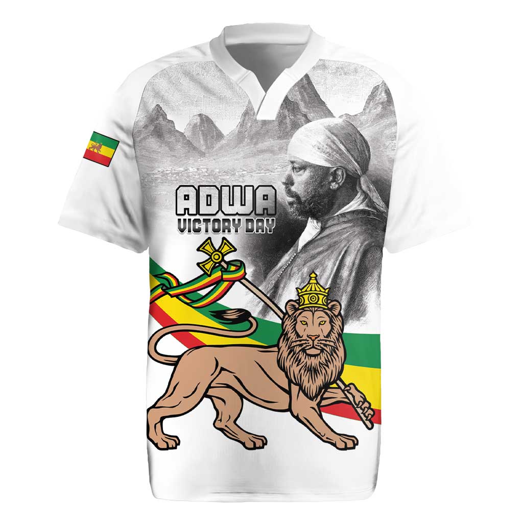 African Victory Menelik II Rugby Jersey Battle Of Adwa